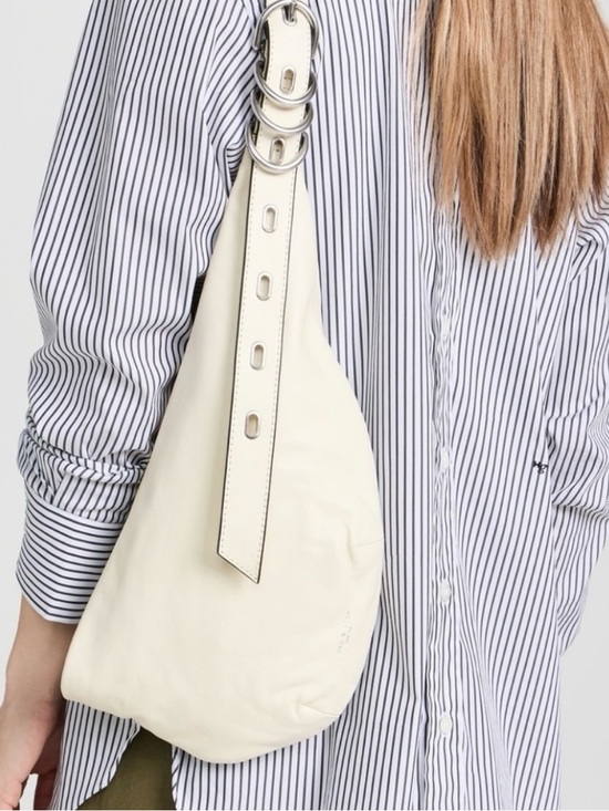 rag & bone Handbags - Rag & Bag Sling Belt Bag Petra in Leather in Antique White Cream